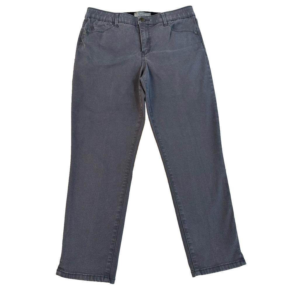 Wit & Wisdom "Ab" solution Ankle Skimmer Shadow Grey 10P Women